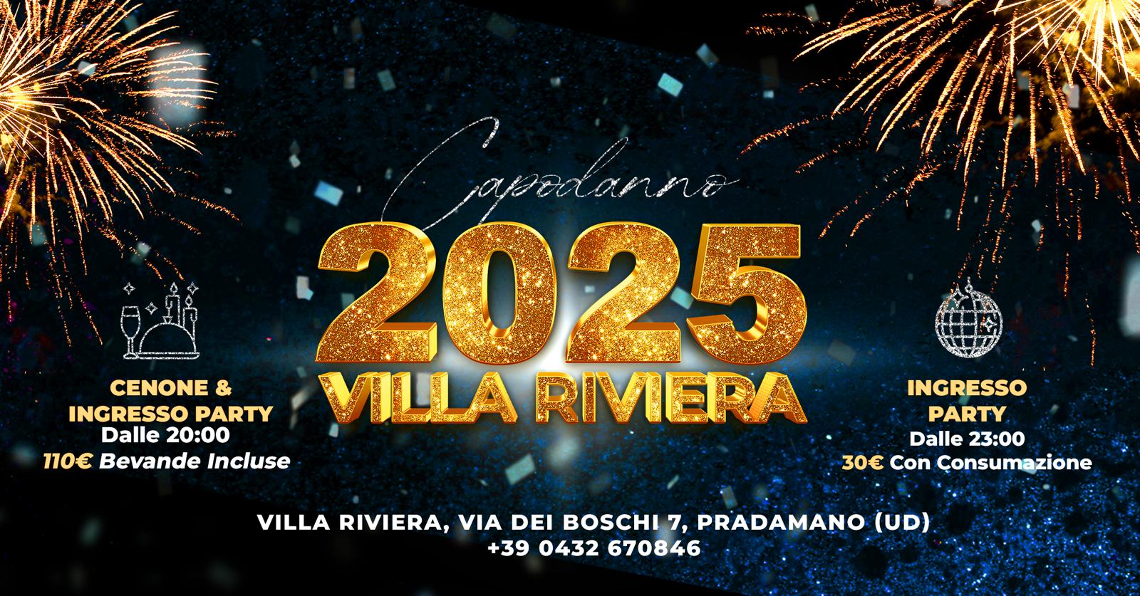 Al momento stai visualizzando La notte di Capodanno a Villa Riviera 2024